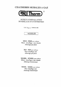 Mode d’emploi AR-Therm M21SEL Chaudière à gaz