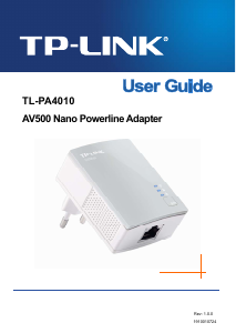 Manual TP-Link TL-PA4010 Powerline Adapter