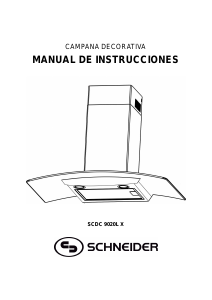 Manual de uso Schneider SCDC 9020 LX Campana extractora