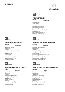 Manual Scholtès FP T5.1 N S Oven