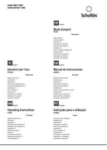 Mode d’emploi Scholtès SCHO 897ES P Four