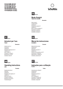 Mode d’emploi Scholtès TG 755 P GH G31 Table de cuisson