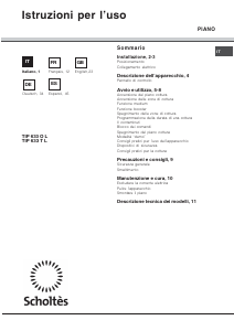 Mode d’emploi Scholtès TIP 633 T L Table de cuisson