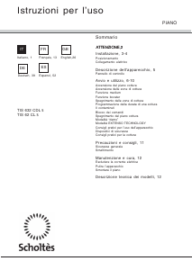 Manuale Scholtès TIS 62 CL S Piano cottura