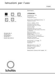 Manuale Scholtès TIS 62 CP L Piano cottura