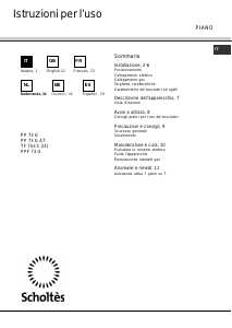 Manuale Scholtès TF 753 S (IX) Piano cottura