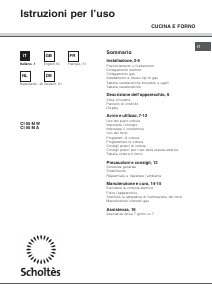 Manual Scholtès CI 55 M W Range