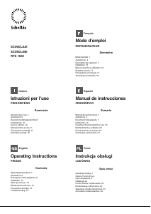Mode d’emploi Scholtès RTS 1632 Réfrigérateur