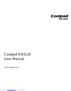 Bruksanvisning Coolpad Rogue Mobiltelefon