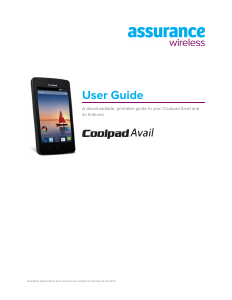 Bruksanvisning Coolpad Avail Mobiltelefon
