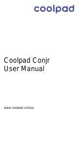 Bruksanvisning Coolpad Conjr Mobiltelefon