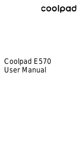 Handleiding Coolpad E570 Mobiele telefoon