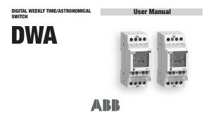 Handleiding ABB DWA2 Schakelklok