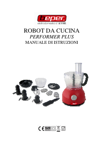 Manuale Beper 90.315 Performer plus Robot da cucina