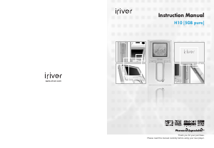 Manual iRiver H10 (5GB pure) Mp3 Player