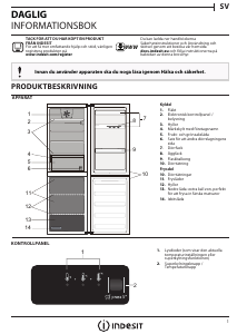 Bruksanvisning Indesit LR9S1QFW Kyl-frys