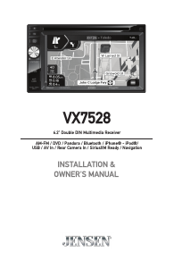 Handleiding Jensen VX7528 Autoradio