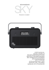 Mode d’emploi Scansonic Sky Radio