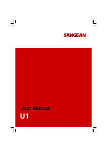 Handleiding Sangean U1 Radio