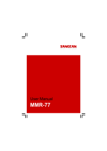 Handleiding Sangean MMR-77 Radio