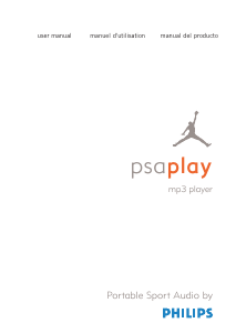 Mode d’emploi Philips ACT216 PSA Play Lecteur Mp3