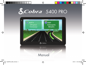 Handleiding Cobra 5400 Pro Navigatiesysteem