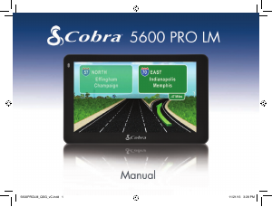 Handleiding Cobra 5600 Pro LM Navigatiesysteem