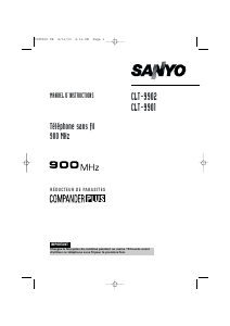Mode d’emploi Sanyo CLT-9901 Téléphone sans fil
