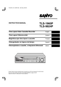 Bruksanvisning Sanyo TLS-1960P Video inspelare