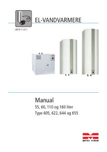 Brugsanvisning Metro Therm 605 Vandvarmer