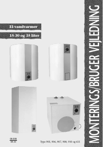 Brugsanvisning Metro Therm 905 Vandvarmer