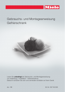 Bedienungsanleitung Miele F 1911 Vi Gefrierschrank