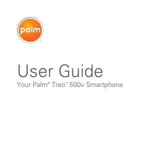 Manual Palm Treo 500v Mobile Phone