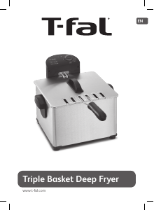 Bruksanvisning Tefal FR390051 Triple Basket Fritös