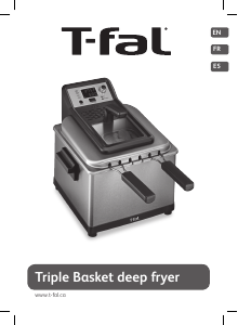 Mode d’emploi Tefal FR50AD50 Triple Basket Friteuse