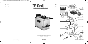 Mode d’emploi Tefal FR800050 Ultimate EZ Clean Friteuse