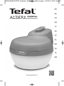 Manuale Tefal FZ301815 ActiFry Essential Friggitrice