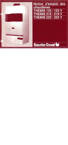 Mode d’emploi Saunier Duval Themis 123 V Chaudière à gaz