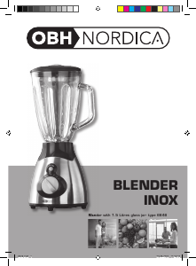 Bruksanvisning OBH Nordica 6646 Inox Hurtigmikser