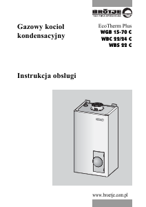 Instrukcja Brötje WBS 22 C EcoTherm Plus Kocioł gazowy