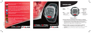 Mode d’emploi Polar S710i Montre sport