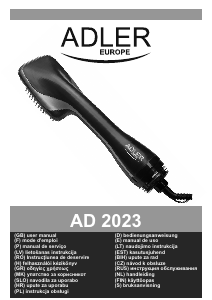 Priročnik Adler AD 2023 Sušilnik za lase