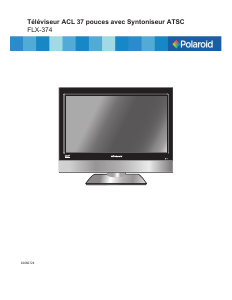 Mode d’emploi Polaroid FLX-374 Téléviseur LCD