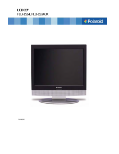 Mode d’emploi Polaroid FLU-1514 Téléviseur LCD