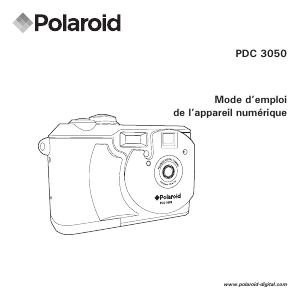 Mode d’emploi Polaroid PDC 3050 Appareil photo numérique