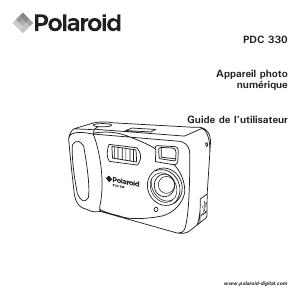 Mode d’emploi Polaroid PDC 330 Appareil photo numérique