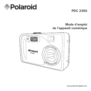 Mode d’emploi Polaroid PDC 2350 Appareil photo numérique