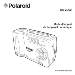 Mode d’emploi Polaroid PDC 2050 Appareil photo numérique