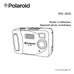 Mode d’emploi Polaroid PDC 2030 Appareil photo numérique