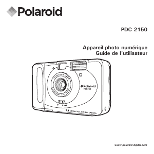 Mode d’emploi Polaroid PDC 2150 Appareil photo numérique